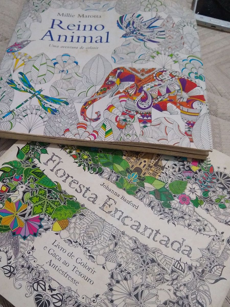 Livros para Colorir ! Reino Animal e Floresta Encantada | Livro Millie ...