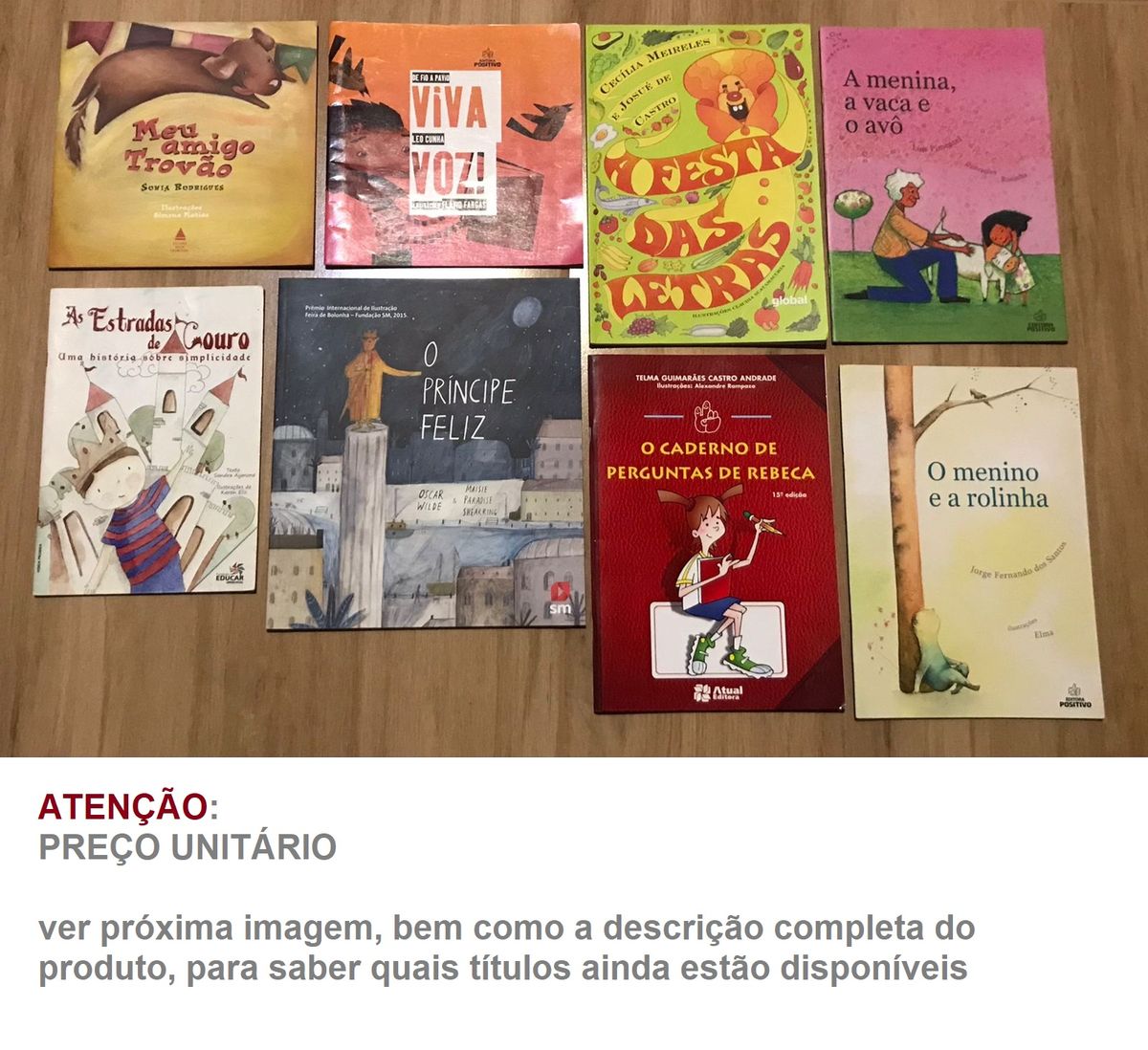 Livros Paradidáticos Preço Unit Desconto P 2 Unid Ou Mais Excelente Estado Livro Usado 2975