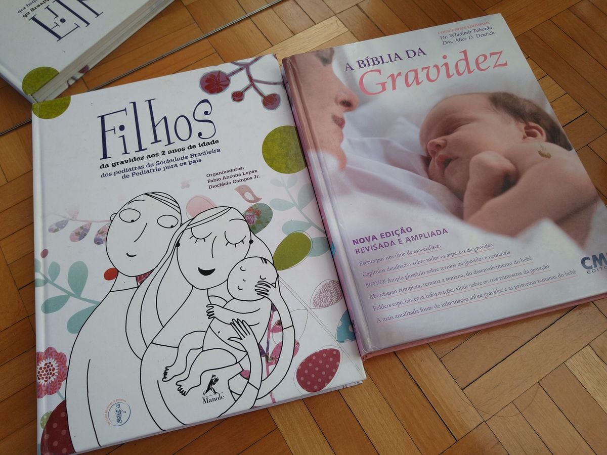 Livros sobre Gravidez e Cuidados com Crianças até 2 Anos | Livro Cms ...
