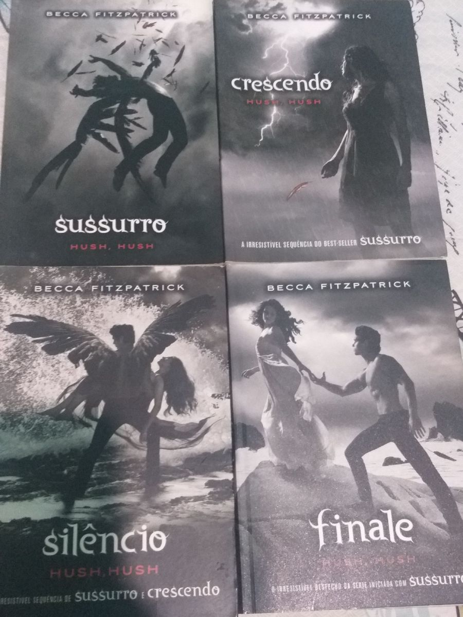 Livros Sussurro, Crescendo, Silêncio e Finale (hush, Hush) Livro