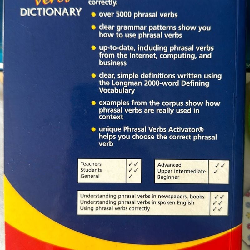 Longman Phrasal Verbs Dictionary | Pearson Usado 111209549