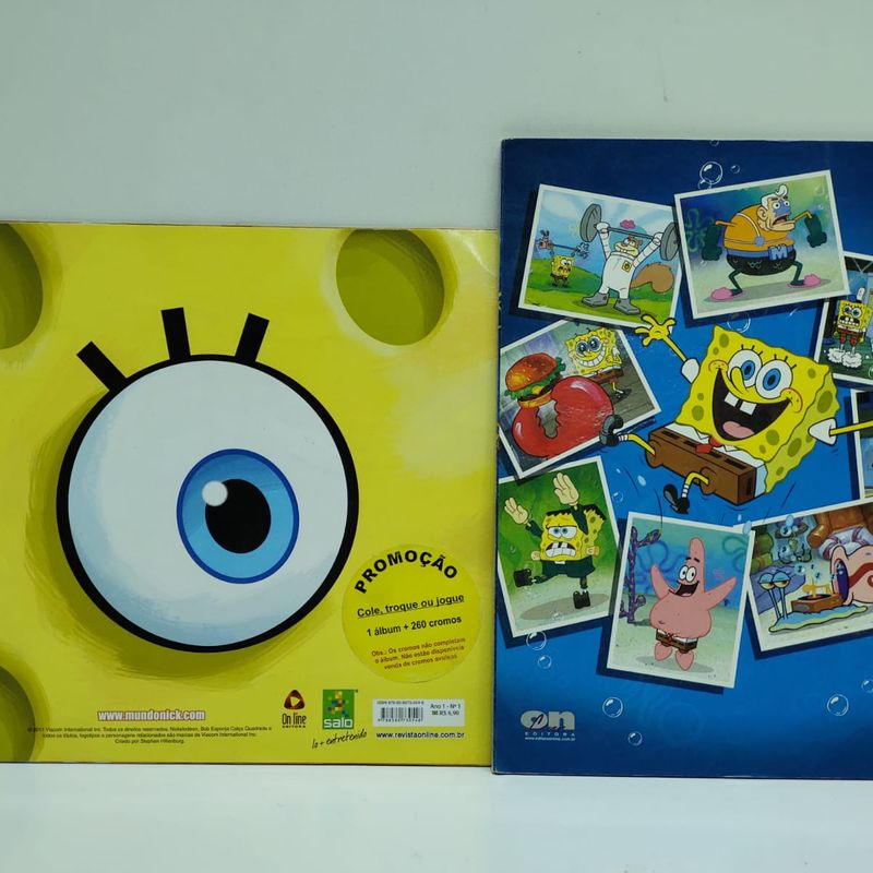 Álbum de Figurinhas Bob Esponja