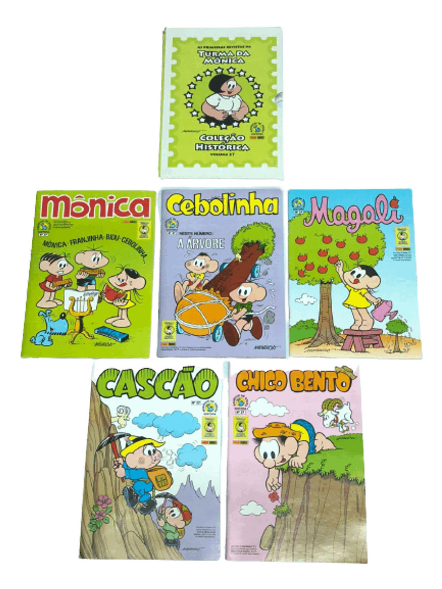 Lote 05 Gibis Turma Da Mônica Coleção Histórica Panini Livro Gibi Usado 84332736 Enjoei 6819