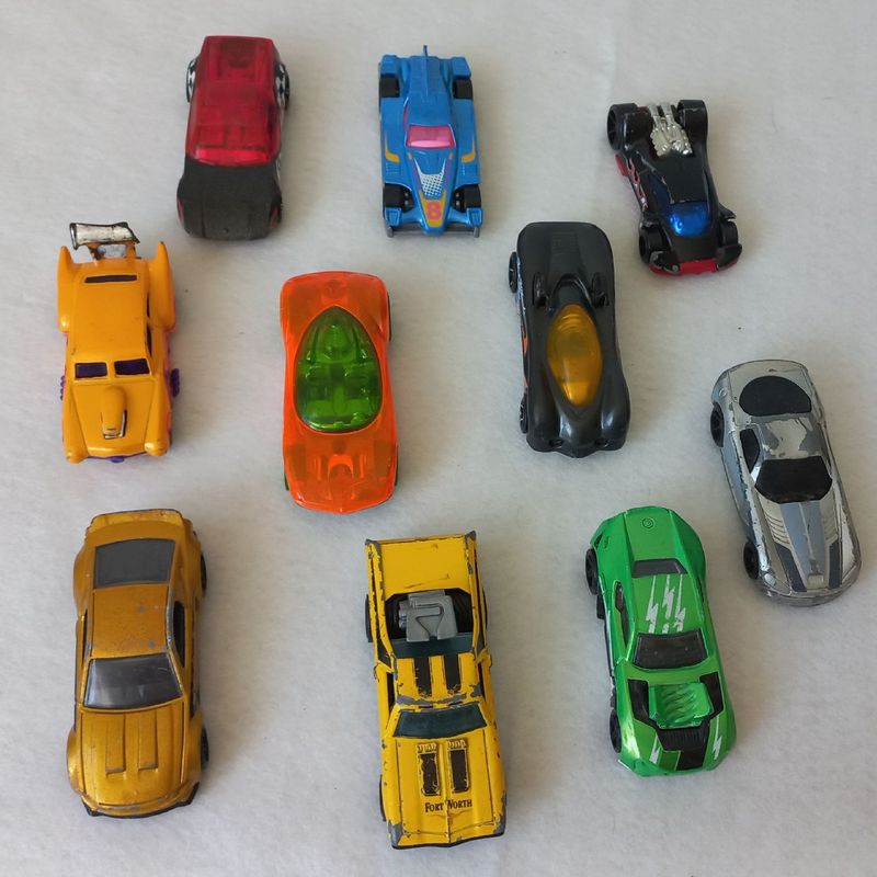 Lote 10 Carrinhos Hot Wheels Raros Vintage Brinquedo para Bebês Mattel  Usado 95634385 enjoei