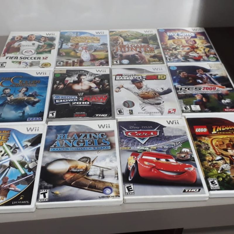 Lote de Jogos Nintendo Wii e Wii U Original - Videogames - Água