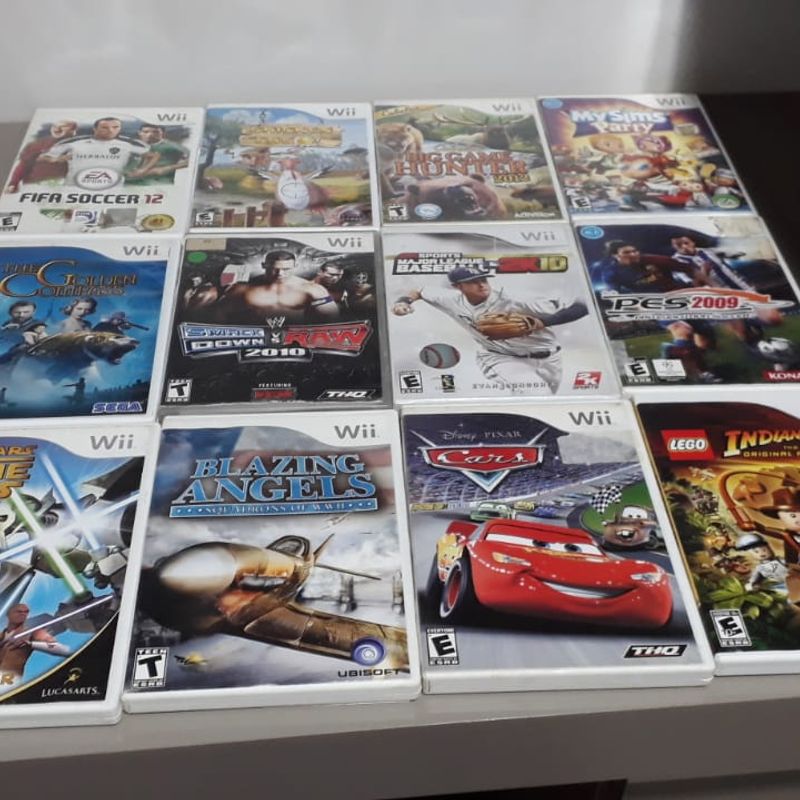Lote 10 Jogos Nintendo Wii a Sua Escolha Móvel p/ Casa Diversas Usado  54401987 enjoei