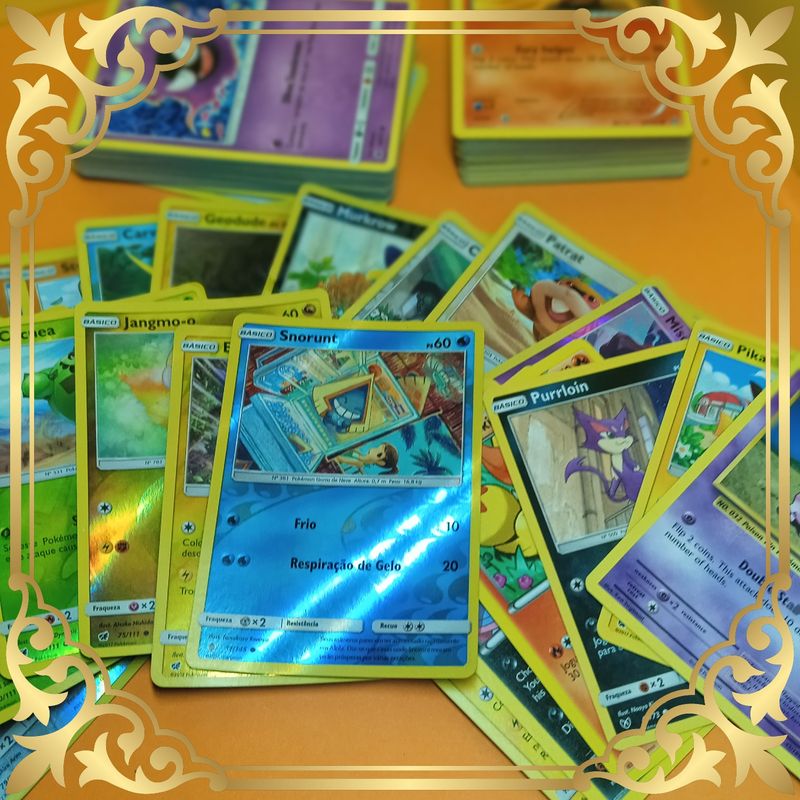 Lote 5 Cartinhas Pokémon Todas Brilhantes Original Da Copag