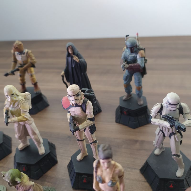 Lote 3 peças Xadrez Star Wars