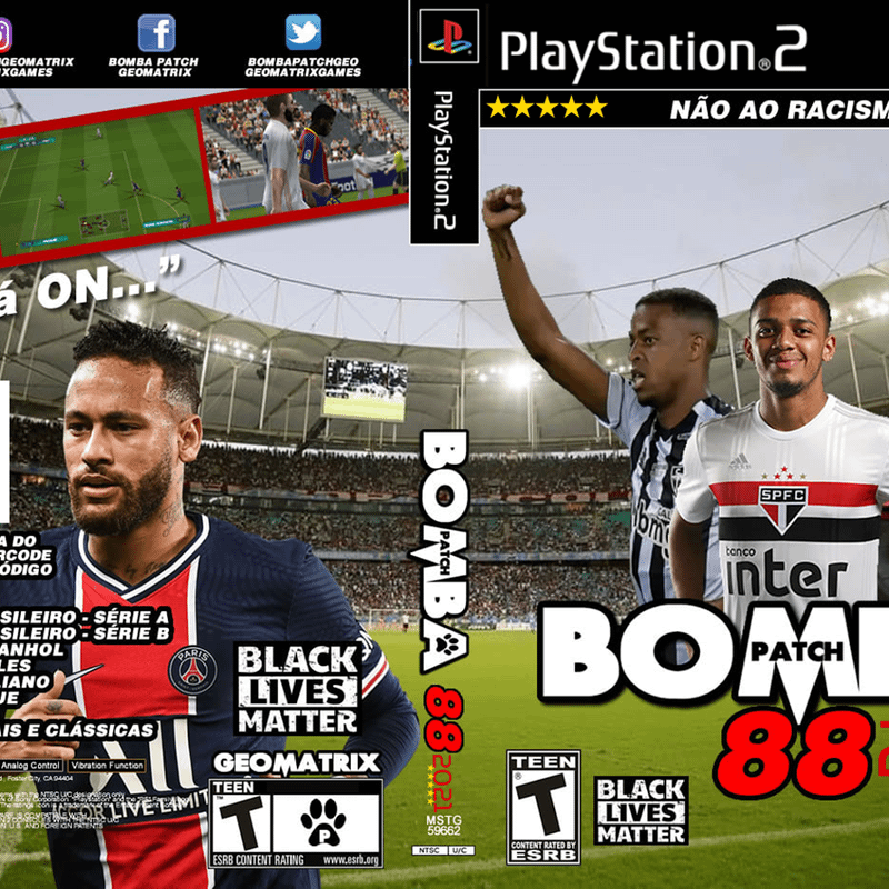 Lote 3 Jogos Ps2 - Patch (Pes 2020, Bomba Patch 88, F1 2006