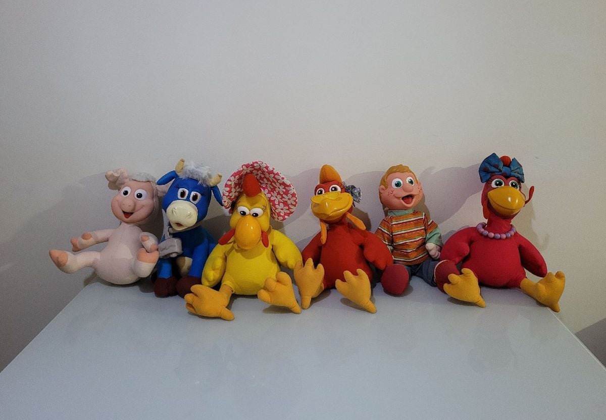 Lote 6 Bonecos Infantil Turma do Cocoricó Multibrink | Brinquedo ...