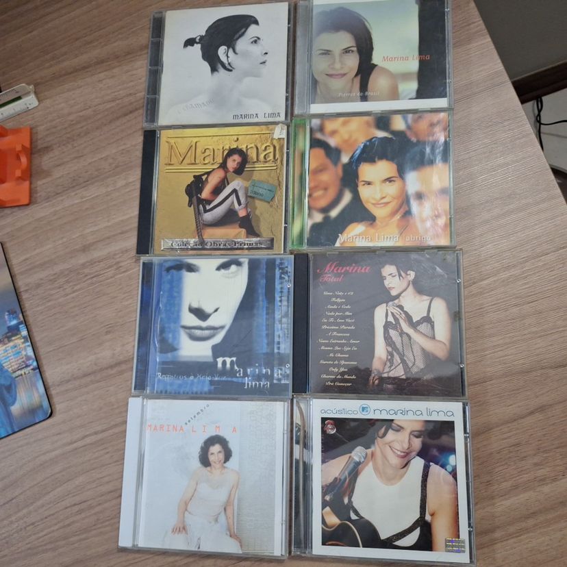 Lote 8 Cds Marina Lima Originais em Bom Estado de Conservação | Item de ...