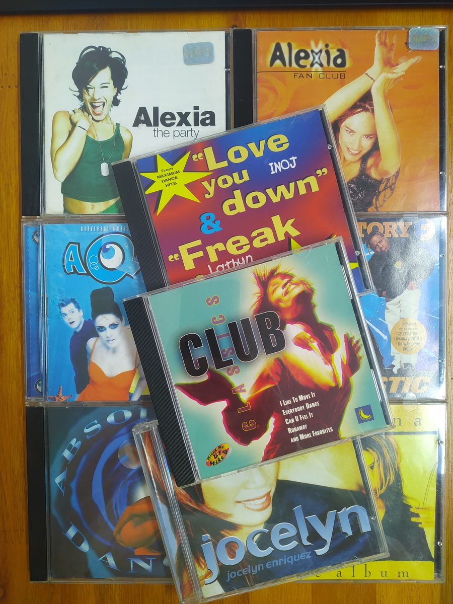 Lote 9 Cds Dance Music + Pop, Alexia, Aqua, Fun Factory, Angelina e ...