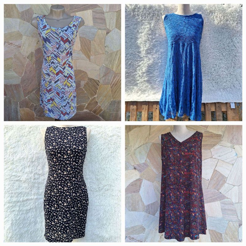 Lote Atacado Promoção Roupas Femininas Brechó 14 Vestidos e Saias