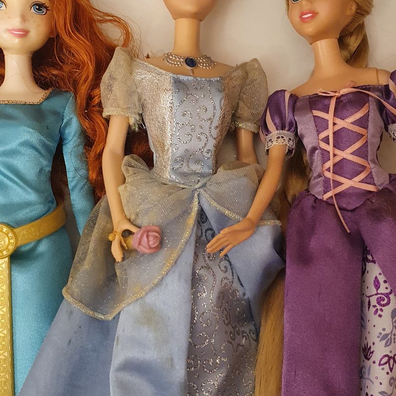 Lote Barbies Princesas Disney Item Infantil Barbie Usado