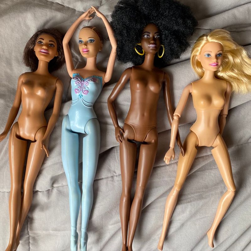 Lote De Roupas Usadas Barbie