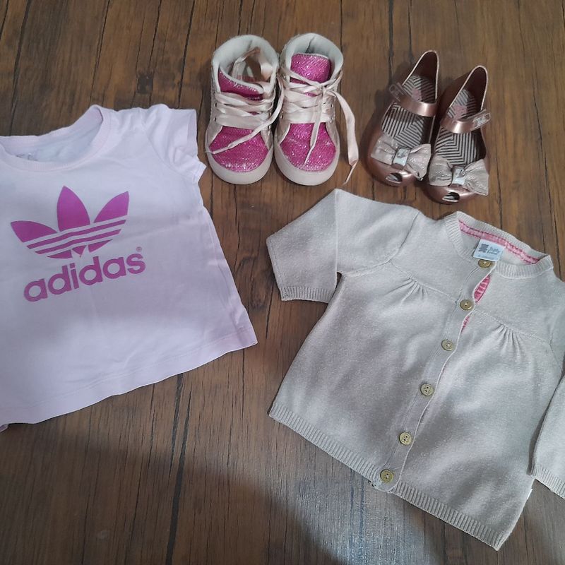 Bebe com best sale roupa da adidas