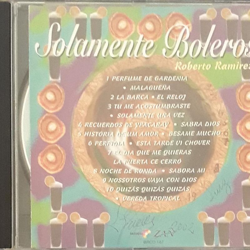 CD SANTO MORALES - BOLEROS CON AMOR - VOL. 1