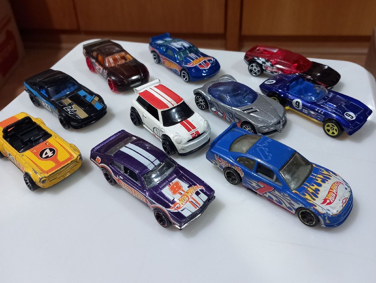 Lote Carrinhos de Corrida Hot Wheels, Carrinho de Bebê Hot Wheels Usado  78568650