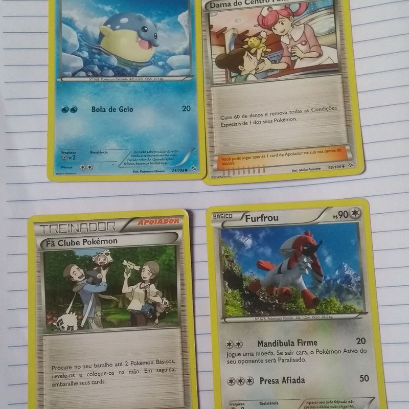 Lote de 48 Cartas Pokémon Tipo Normal, Cacareco Copag Usado 66407685