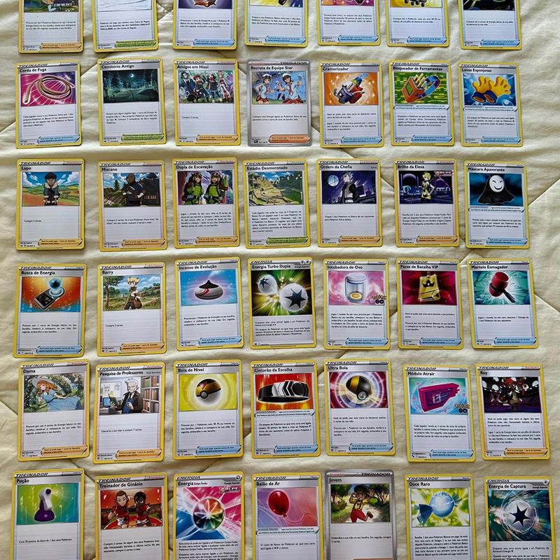 Cartas pokemon originais - lote com 25 - COPAG - Deck de Cartas