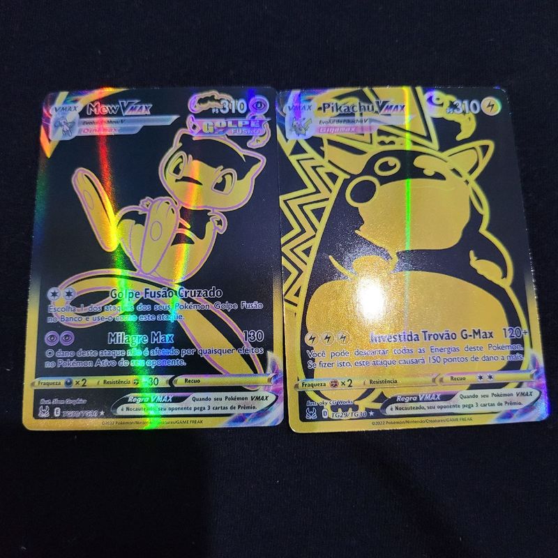 Lote de 5 Cartas Gx e Vmax Pokemons Lendários, Brinquedo Pokemon Usado  88042718