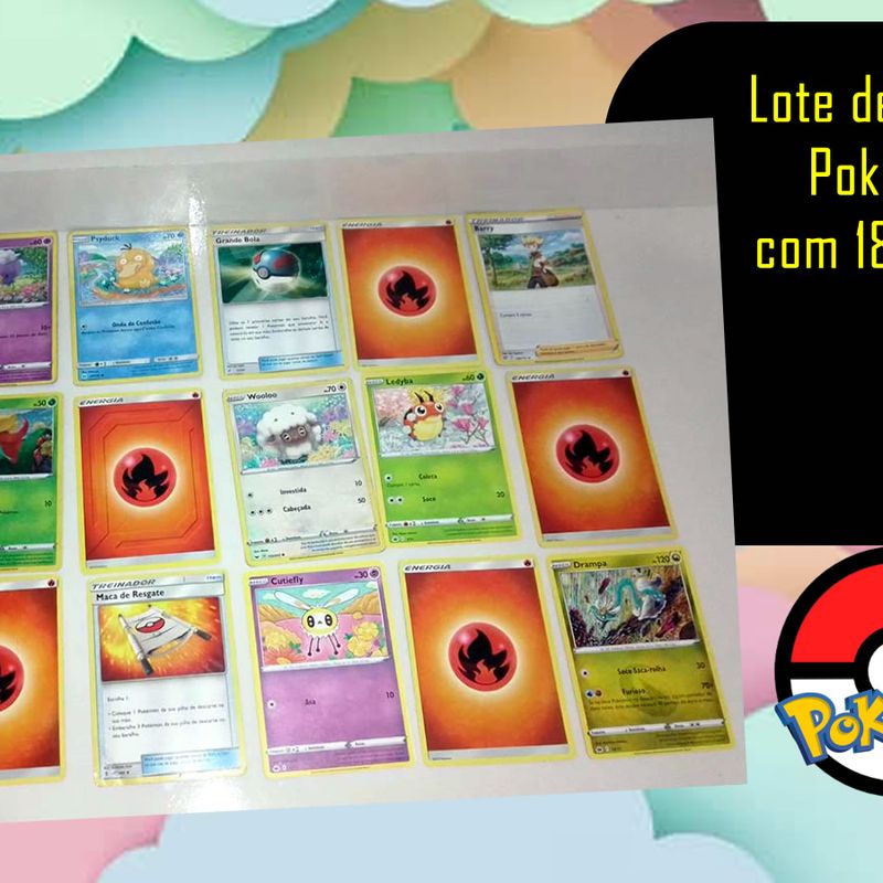 Lote com Seis Brinquedos Pokemon