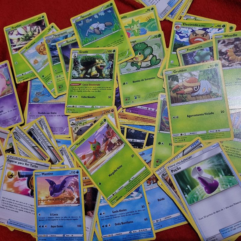 50 Cartas Pokemon Originais Aleatorias, Brinquedo Pokemon Usado 81573402