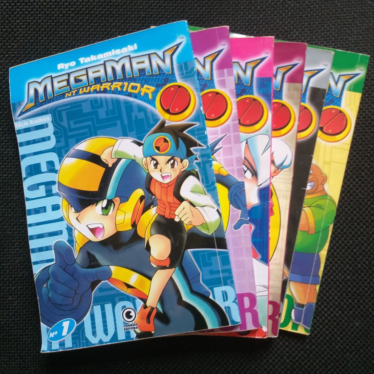 Lote de Mangás Megaman Nt Warrior - do 1 Ao 6 | Livro Conrad Usado ...