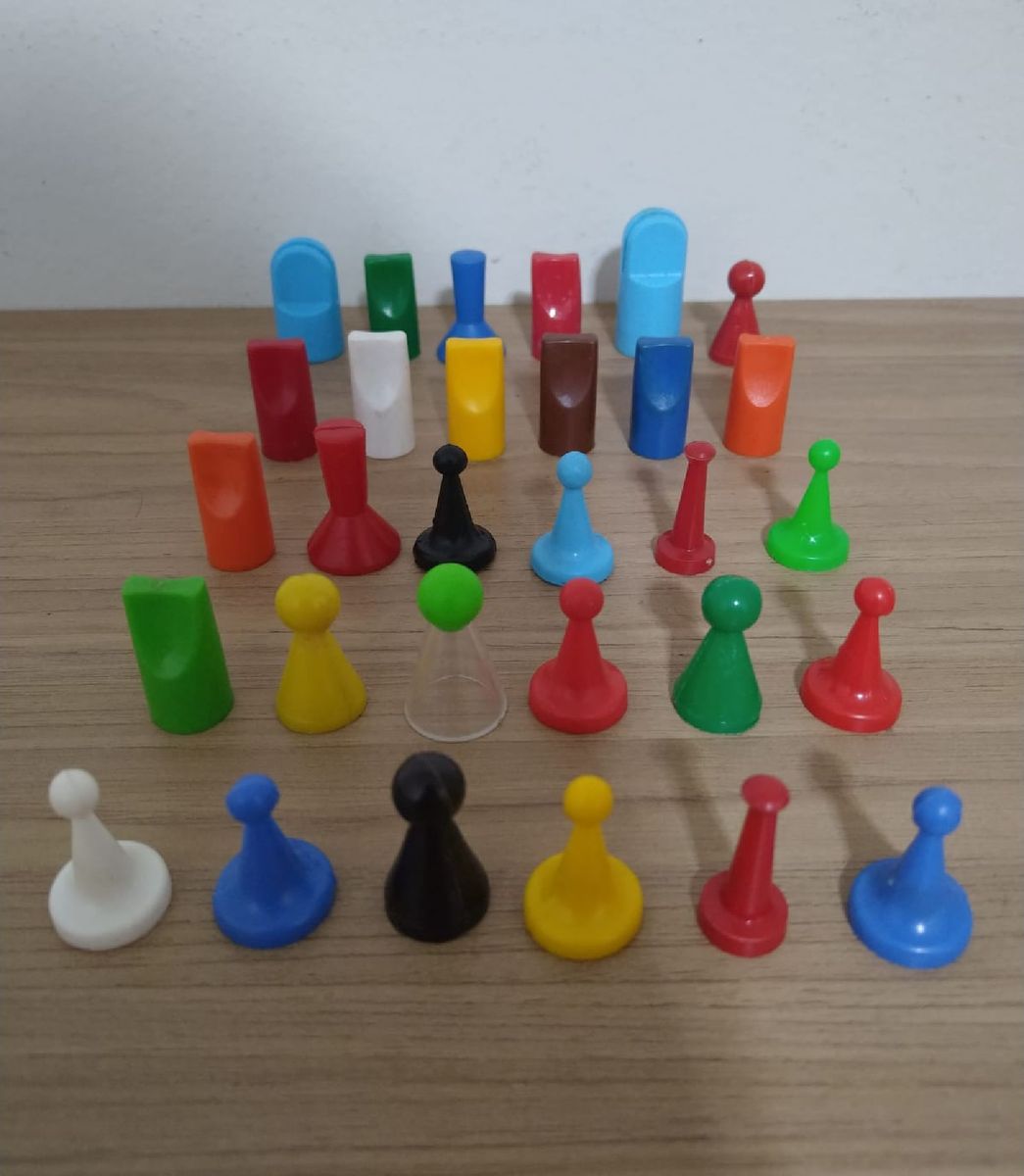 Lote de Peças Jogos de Tabuleiro - Jogo de Tabuleiro Antigo Grow ...