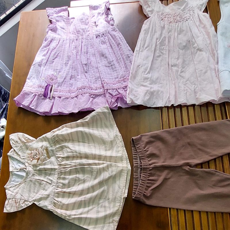 Lote de Roupas Verão Menina Tamanho 1, Roupa Infantil para Menina Cabide  Usado 94252592