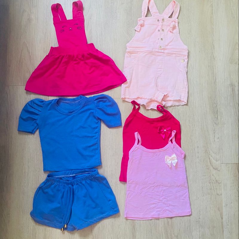 Lote de Roupas Infantil Menina | Roupa Infantil para Menina Usado 84548500  | enjoei