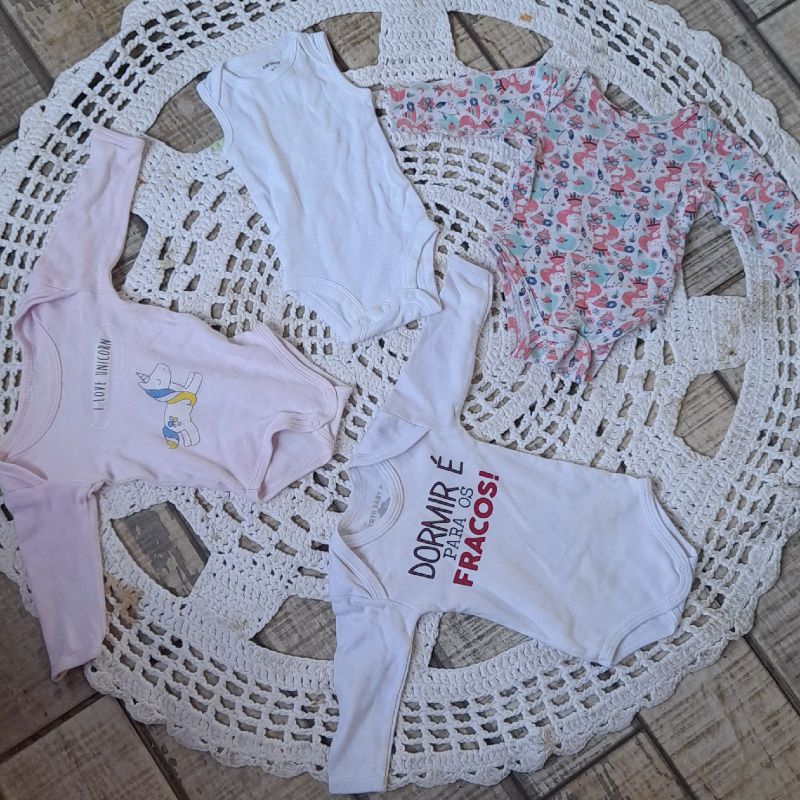 Lote de Roupas para Bebê Menina, Roupa Infantil para Bebê Usado 89635990