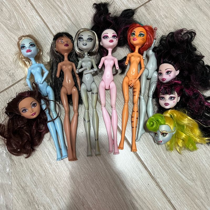 Lote de Sucata Monster High Usado 108341419 enjoei