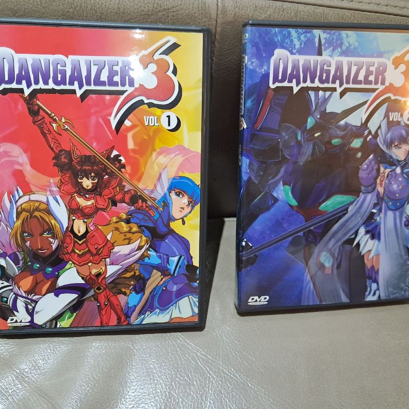 Lote Dois Dvds Dangaizer 3 Volumes 1 e 2 | Dangaizer Usado