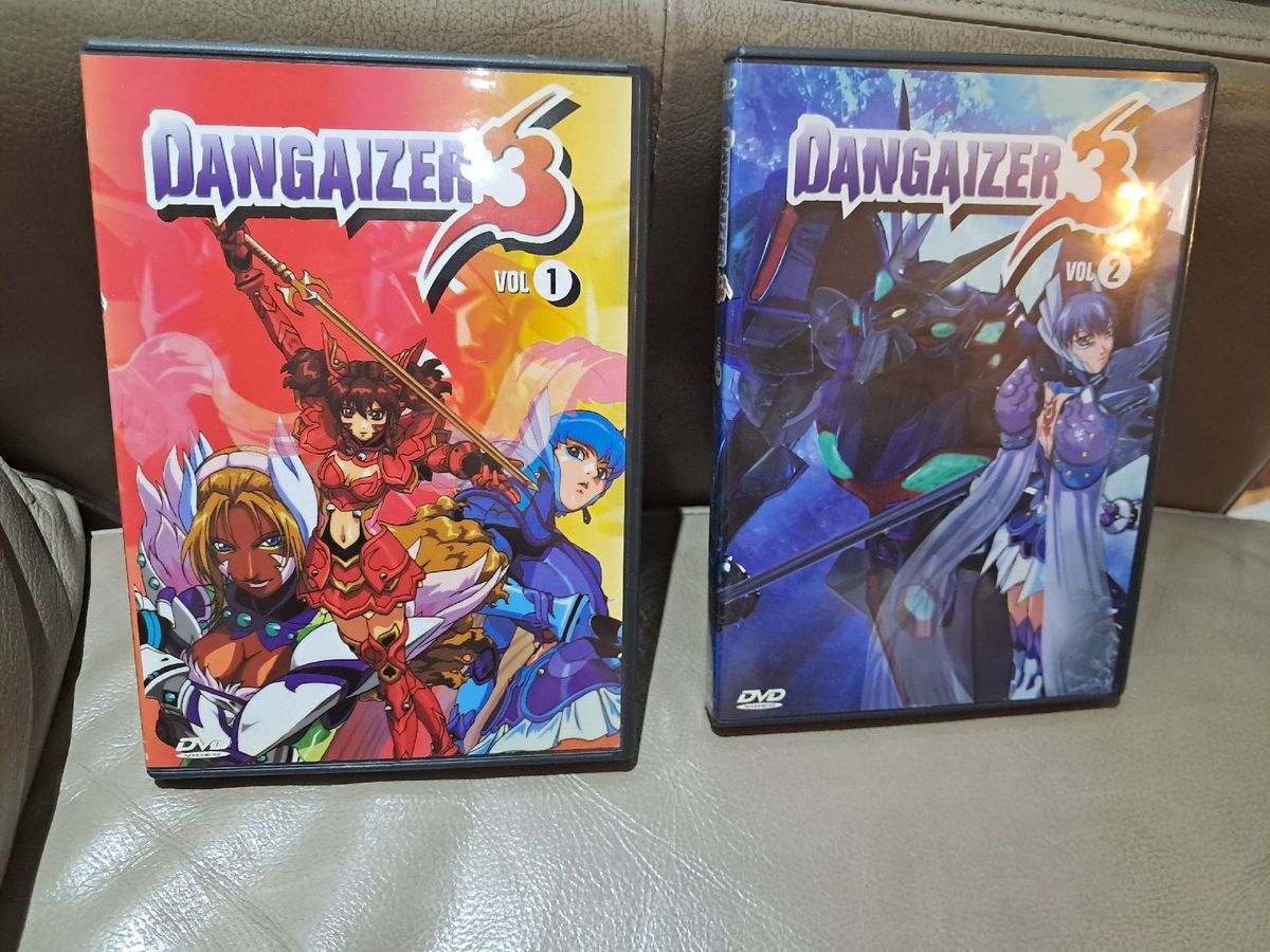 Lote Dois Dvds Dangaizer 3 Volumes 1 e 2 | Dangaizer Usado