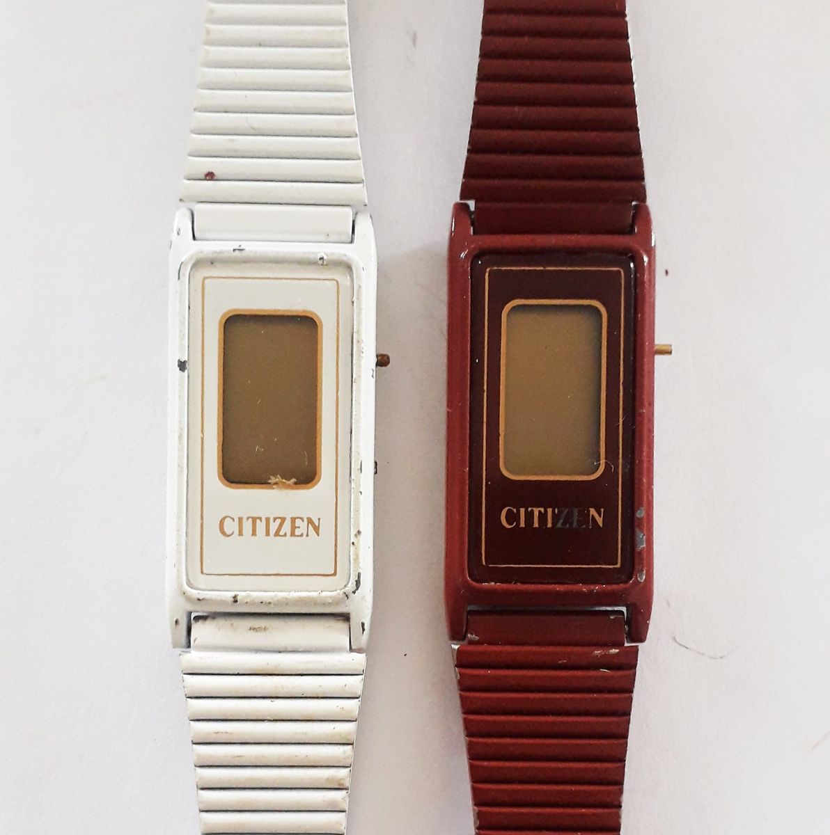 Lote Dois Relógios Citizen, Anos 80, Digitais. Leia Descrição