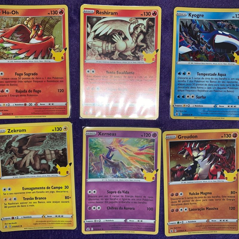 Cartas Pokémon Conforme Fotos 11 Tipo Fada 8 Tipo Ferro e Uma Carta de  Estádio | Brinquedo Pokémon Usado 39702668 | enjoei