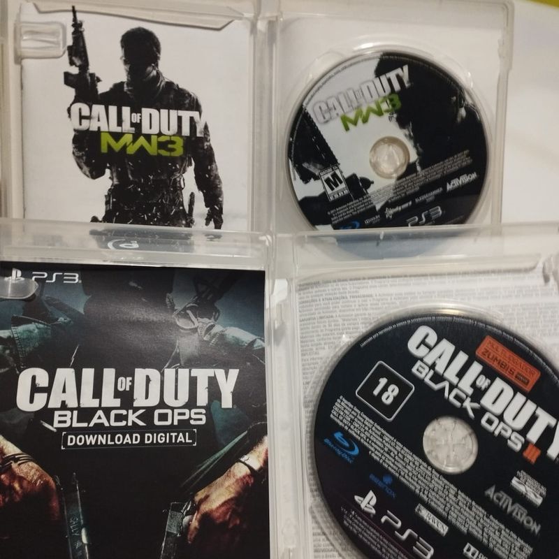 Lote Ps3 4 Jogos Call Of Duty, Jogo de Videogame Ps3 Usado 92256057