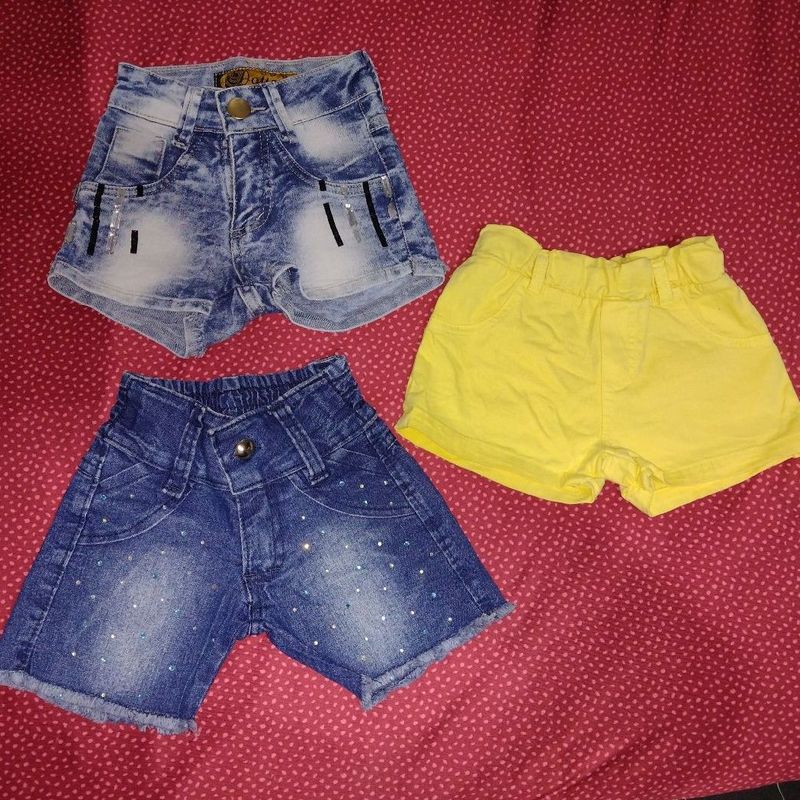 Short jeans best sale infantil barato