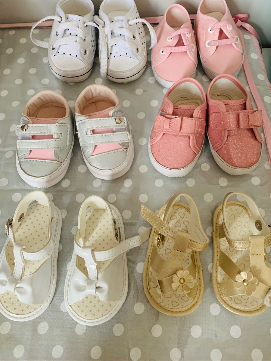 tamanho 4 de sapato de bebe