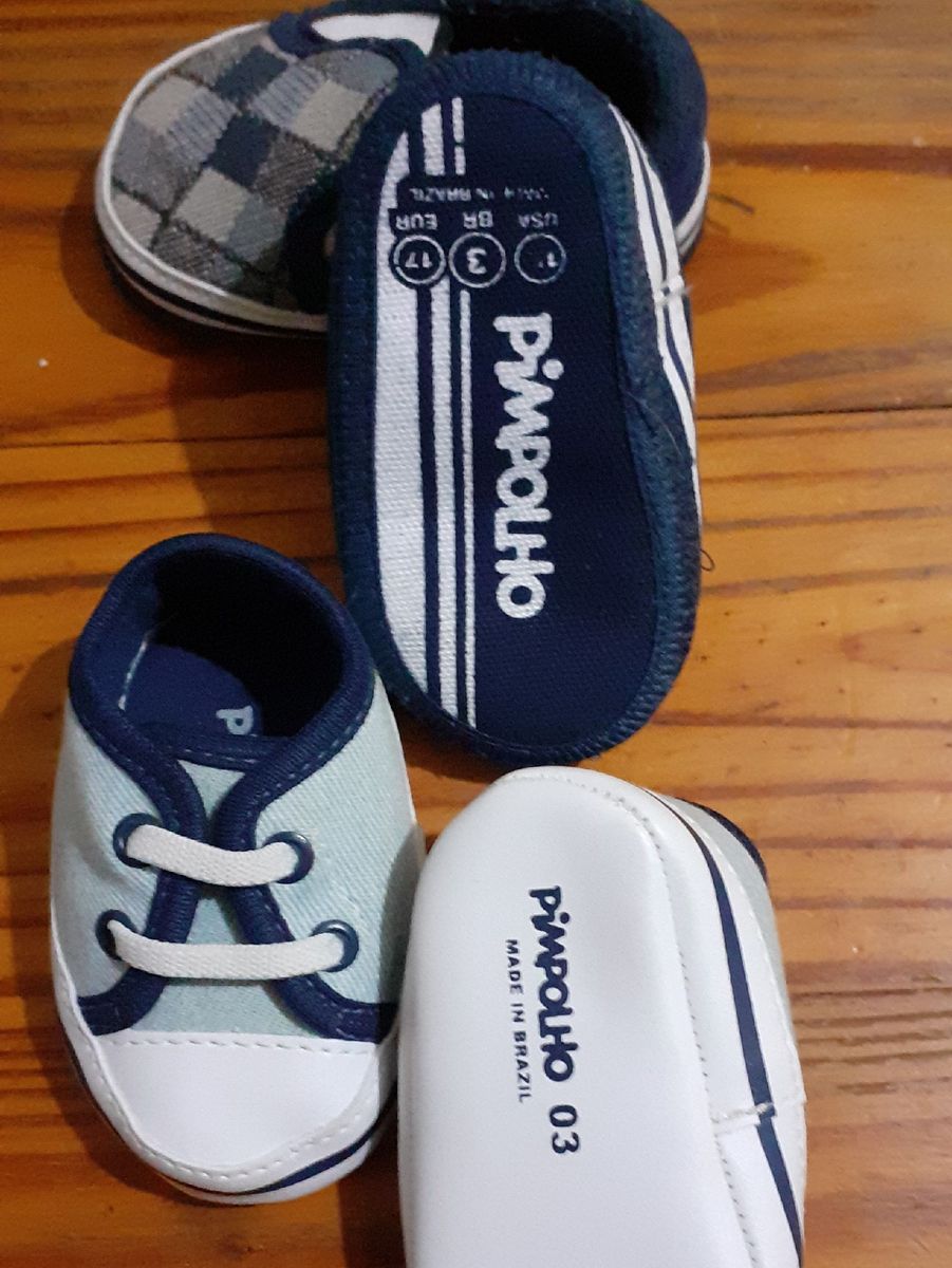 sapatos pimpolho infantil