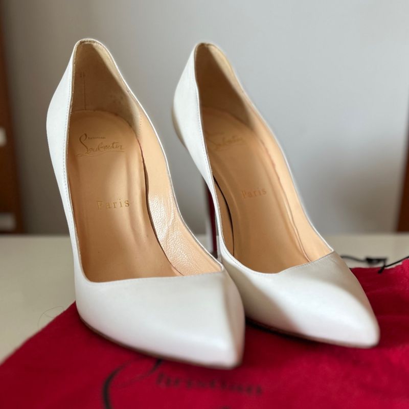 Scarpin 2024 branco louboutin