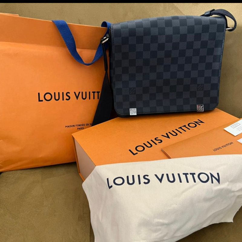 Mochila Lv Preta | Bolsa Masculina Louis Vuitton Nunca Usado 81782276 |  enjoei