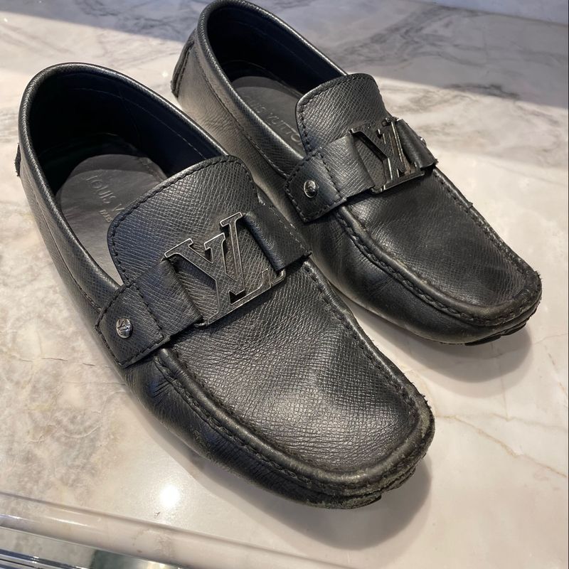 Mocassim Louis Vuitton Monte Carlo Preto