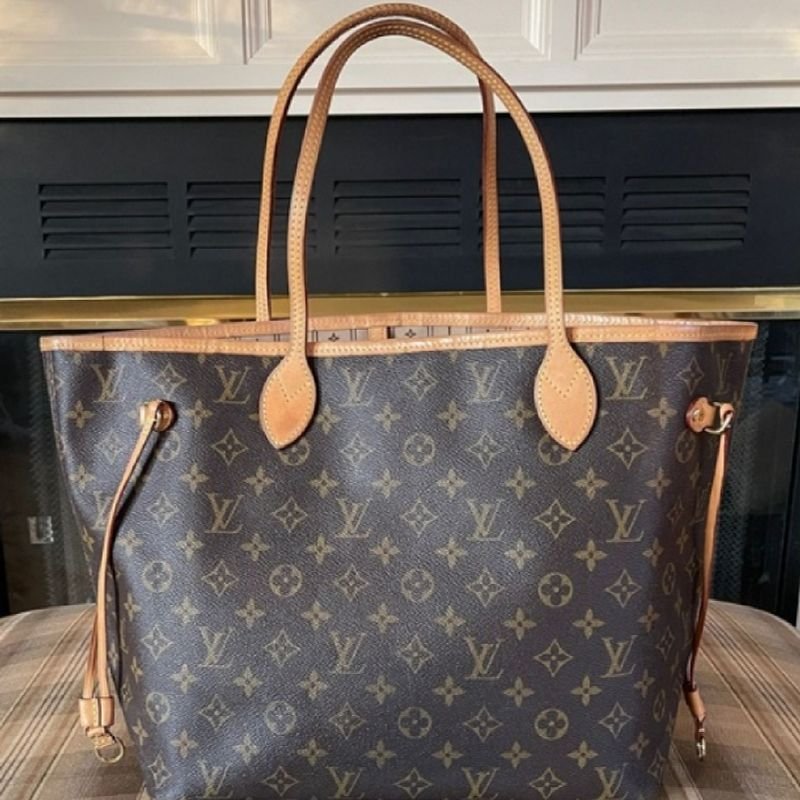 Bolsa Neverfull Monograma Louis Vuitton Original Usada | Bolsa de Ombro  Feminina Louis Vuitton Usado 86641401 | enjoei