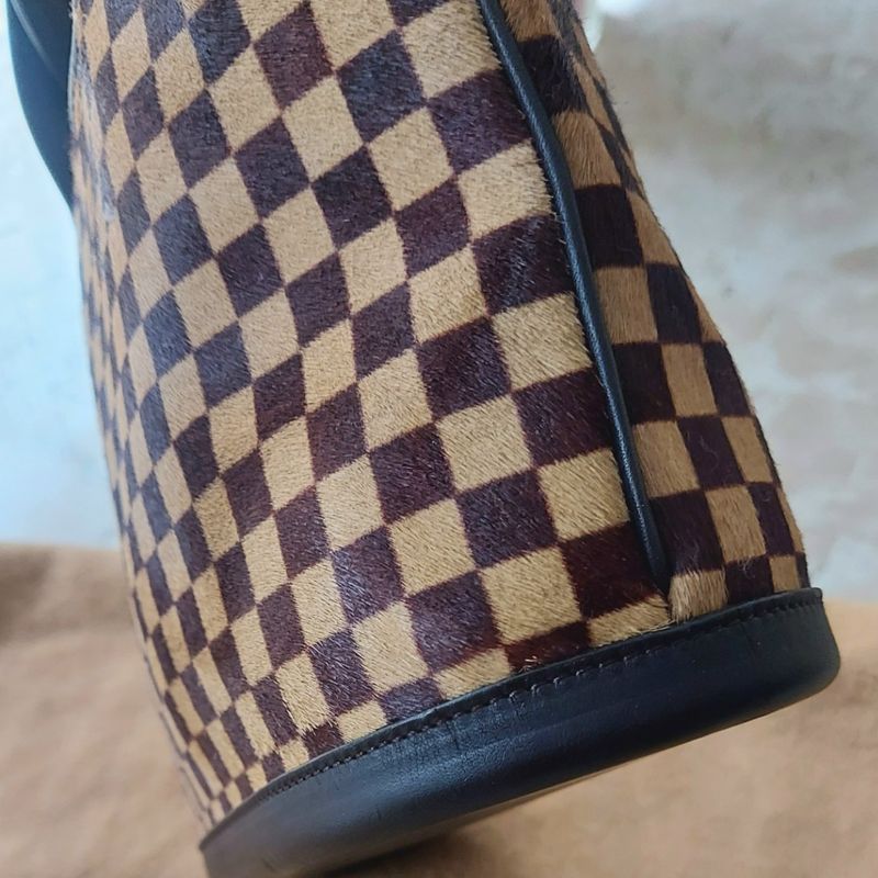 Bolsa Louis Vuitton Original Damier Sauvage Calf Hair Impala Feminina