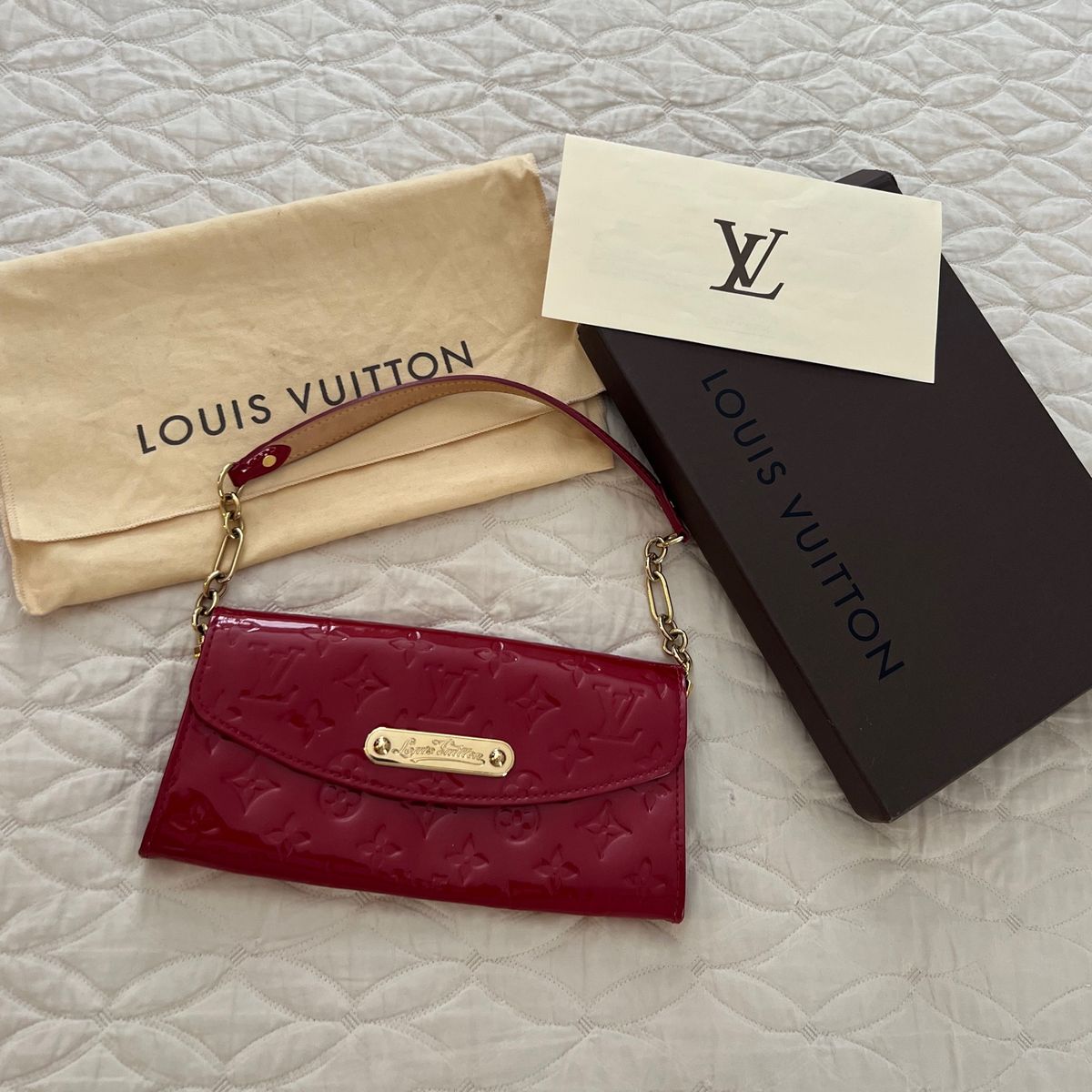 Bolsa Louis Vuitton Original Sunset Boulevard Verniz Monograma