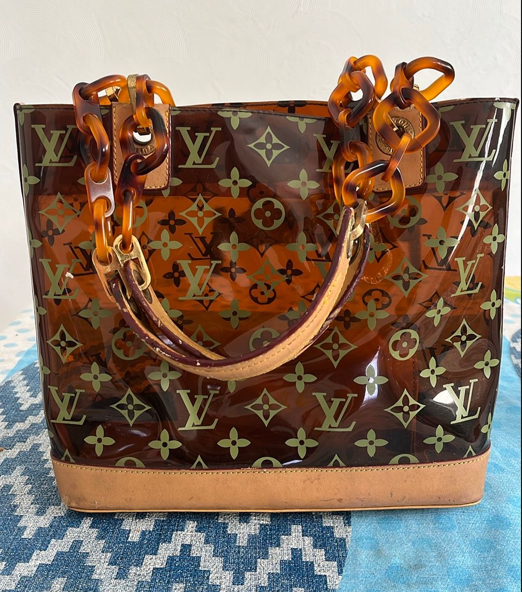 Louis Vuitton Vinyl Monogran Ambre Pm | Clutch Feminina Louis Vuitton ...