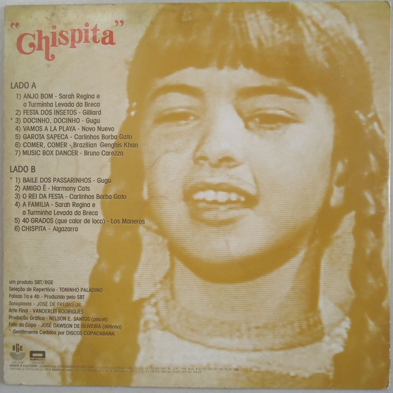 Lp Novela - Dupla Chispita E Chispitas Disco De Vinil 1984