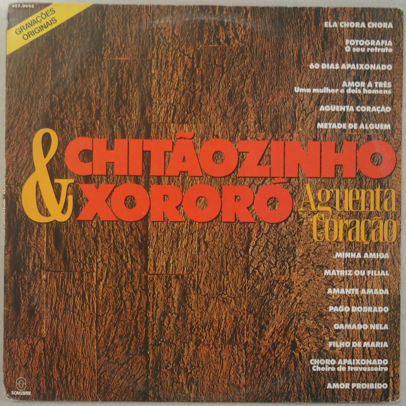 Disco de Vinil 60 Dias Apaixonado - Chitãozinhpo e Xororó